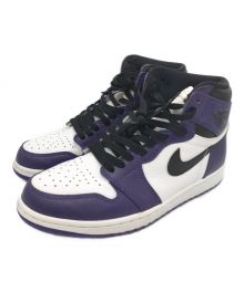 NIKE（ナイキ）の古着「Air Jordan 1 Retro High OG Court Purple(エアー ジョーダン 1 レトロ ハイ オージー コート パープル)」｜パープル