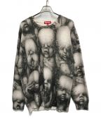 SUPREMEシュプリーム）の古着「H.R. Giger Sweater」｜グレー