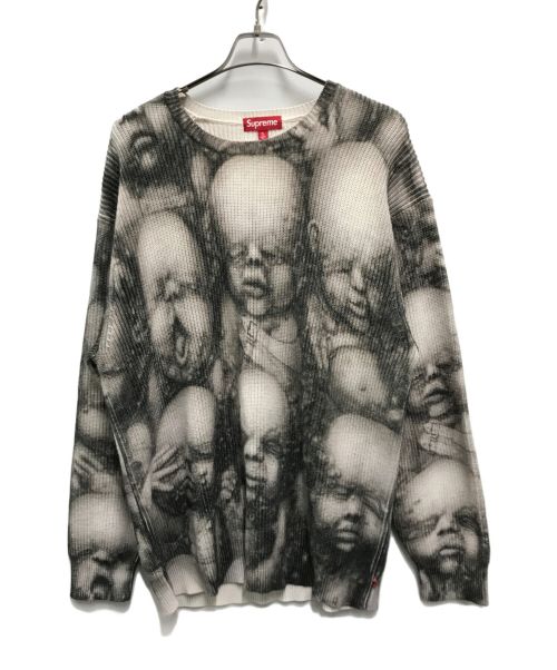 SUPREME（シュプリーム）Supreme (シュプリーム) H.R. Giger Sweater グレー サイズ:XLの古着・服飾アイテム