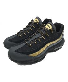 NIKE（ナイキ）の古着「Air Max 95 "Black/Metallic Gold"(エアー マックス 95 ブラック メタリック ゴールド)」｜ブラック×ゴールド