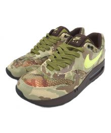 NIKE（ナイキ）の古着「Air Max 1 ’86 "Camo and Light Lemon Twist"(エアー マックス 1'86 カモ アンド ライト レモン ツイスト)」｜オリーブ