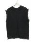 ADAWAS (アダワス) KNIT TWEED 2POCKETS VEST ブラック サイズ:FREE：8000円