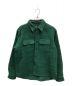 stussy（ステューシー）の古着「BOUCLE WOOL CPO SHIRT」｜グリーン