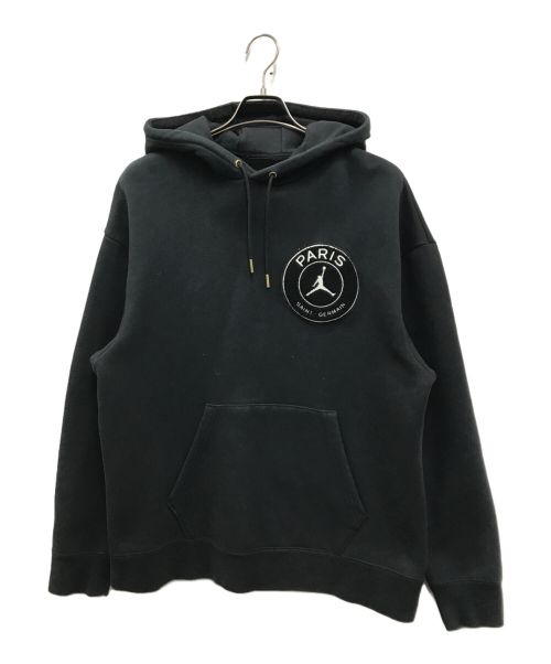 JORDAN（ジョーダン）JORDAN (ジョーダン) PSG TAPED PULLOVER HOODIE(ピーエスジー テープド プルオーバー フーディ) ブラック サイズ:Lの古着・服飾アイテム