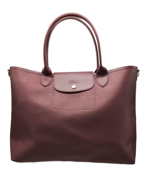 LONGCHAMP（ロンシャン）LONGCHAMP (ロンシャン) LE PLIAGE CITY TOP HANDLE BAG(ル プリアージュ シティ トップ ハンドル バッグ) レッドの古着・服飾アイテム