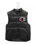 Champion×SUPREMEチャンピオン×シュプリーム）の古着「Puffy Vest(パフィ ベスト)」｜ブラック