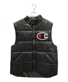 Champion×SUPREME（チャンピオン×シュプリーム）の古着「Puffy Vest(パフィ ベスト)」｜ブラック