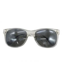 MONCLER（モンクレール）の古着「POLARIZED(ポーラライズド) クリアフレーム サングラス」｜ホワイト