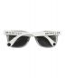 MONCLER (モンクレール) POLARIZED(ポーラライズド) クリアフレーム サングラス ホワイト サイズ:57□19：13000円