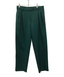 EVCON（エビコン）の古着「2TUCK EASY TROUSERS」｜グリーン