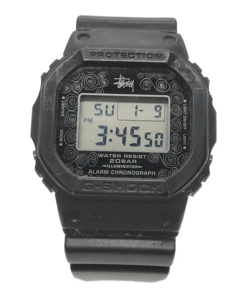 CASIO（カシオ）CASIO (カシオ) stussy (ステューシー) リストウォッチ ブラックの古着・服飾アイテム