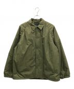 NAUTICAノーティカ）の古着「Rip Stop Thinsulate Coach Jacket(リップ ストップ シンサレート コーチ ジャケット)」｜カーキ