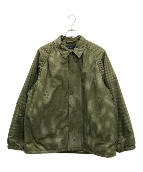 NAUTICA（ノーティカ）NAUTICA (ノーティカ) Rip Stop Thinsulate Coach Jacket(リップ ストップ シンサレート コーチ ジャケット) カーキ サイズ:Lの古着・服飾アイテム