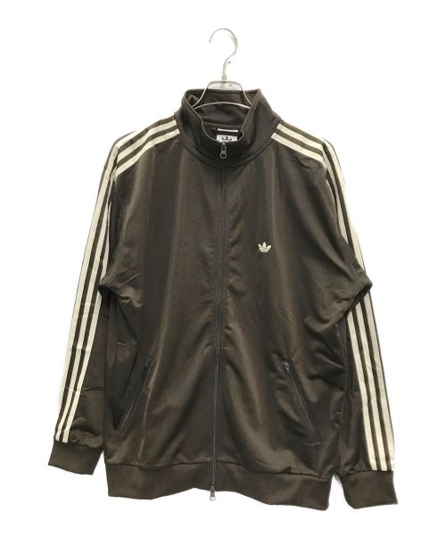 adidas（アディダス）adidas (アディダス) BECKENBAUER TRACKTOP(ベッケンバウアー トラックトップ) ブラウン サイズ:Lの古着・服飾アイテム