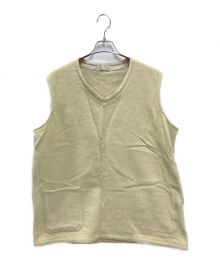 NIGEL CABOURN（ナイジェルケーボン）の古着「FRENCH WORK SHORT VEST(フレンチ ワーク ショート ベスト)」｜アイボリー