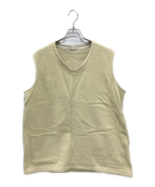 NIGEL CABOURN（ナイジェルケーボン）NIGEL CABOURN (ナイジェルケーボン) FRENCH WORK SHORT VEST(フレンチ ワーク ショート ベスト) アイボリー サイズ:48の古着・服飾アイテム