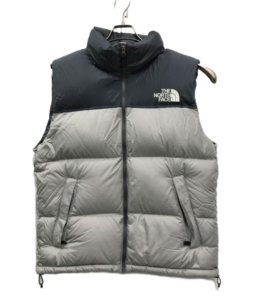 THE NORTH FACE（ザ ノース フェイス）THE NORTH FACE (ザ ノース フェイス) ヌプシベスト ネイビー×グレー サイズ:XLの古着・服飾アイテム