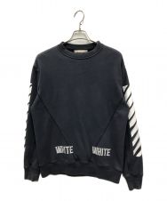 OFFWHITE (オフホワイト) 3D Crewneck(クルーネック) グレー サイズ:S