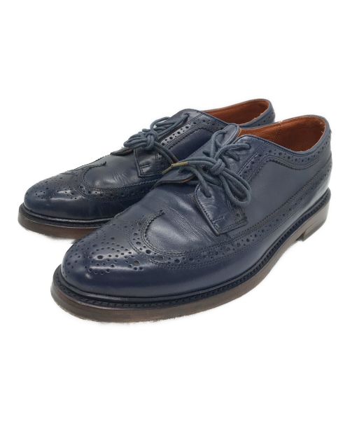 Florsheim By Duckie Brown（フローシャイム ダッキーブラウン）Florsheim By Duckie Brown (フローシャイム ダッキーブラウン) ウィングチップシューズ ネイビー サイズ:8 1/2の古着・服飾アイテム