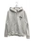 stussy（ステューシー）の古着「WORLD TOUR ZIP HOOD(ワールド　ツアー ジップ フード)」｜グレー