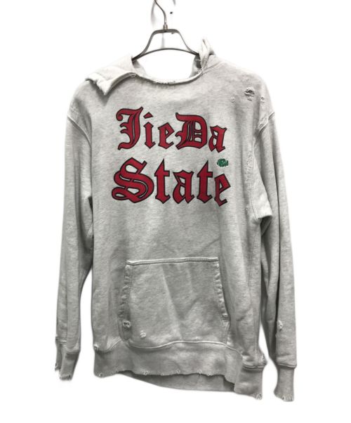 jieda（ジエダ）Jieda (ジエダ) STATE SWEAT HOODIE グレー サイズ:1の古着・服飾アイテム