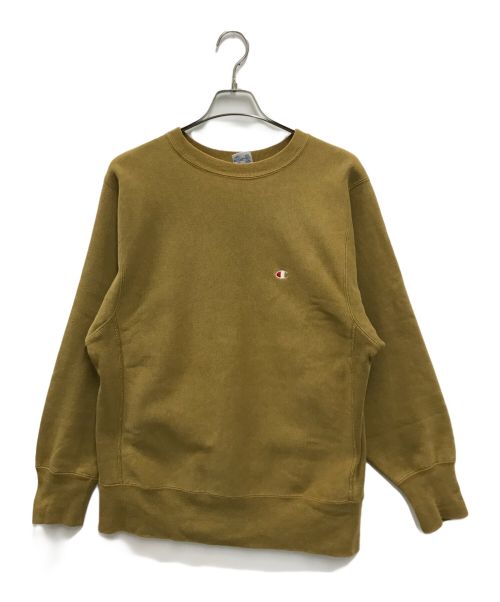 Champion REVERSE WEAVE（チャンピオン リバース ウィーブ）Champion REVERSE WEAVE (チャンピオン リバース ウィーブ) リバースウィーブスウェット カーキ サイズ:Lの古着・服飾アイテム