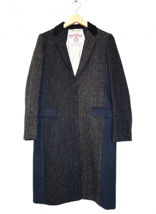 中古 古着通販 Beauty Youth United Arrows Harris Tweed ビューティーアンドユース ユナイテッドアローズ ハリスツイード チェスターコート グレー サイズ S ブランド 古着通販 トレファク公式 Trefac Fashion