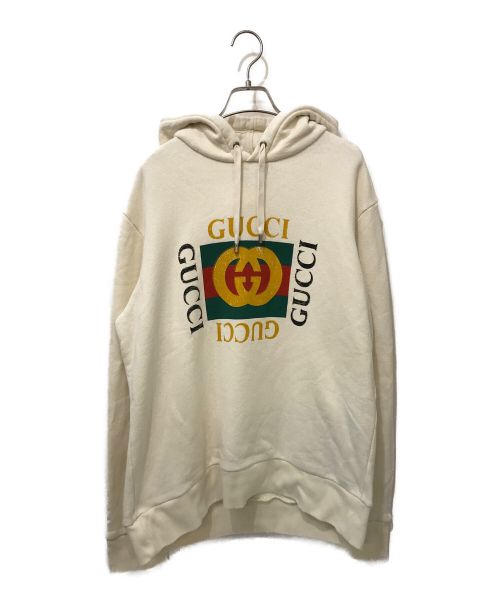 中古・古着通販】GUCCI (グッチ) ヴィンテージ加工オールドロゴ