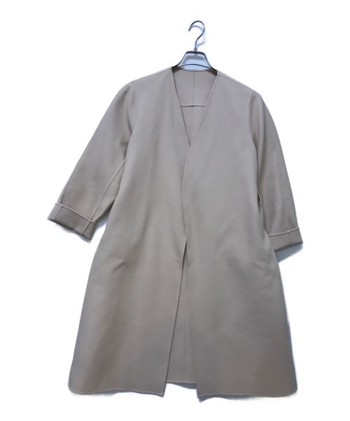 ANAYI（アナイ）ANAYI (アナイ) ノーカラーコート ベージュ サイズ:36の古着・服飾アイテム