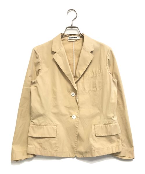 JIL SANDER（ジルサンダー）JIL SANDER (ジルサンダー) コットンテーラードジャケット ベージュ サイズ:36の古着・服飾アイテム