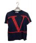 VALENTINO（ヴァレンティノ）の古着「VLOGOTEE」｜ネイビー