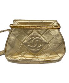 CHANEL（シャネル）の古着「ショルダーバッグ」｜ゴールド