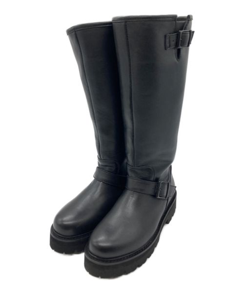 Caminando（カミナンド）Caminando (カミナンド) ENGINNER LONG BOOTS ブラック サイズ:23.5の古着・服飾アイテム