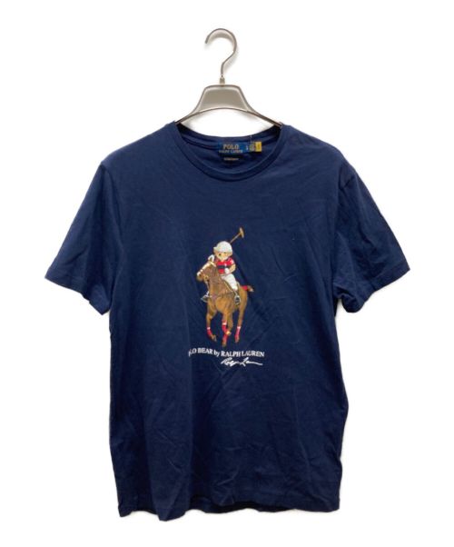 POLO RALPH LAUREN（ポロ・ラルフローレン）POLO RALPH LAUREN (ポロ・ラルフローレン) ポロベアーTシャツ ネイビー サイズ:Lの古着・服飾アイテム