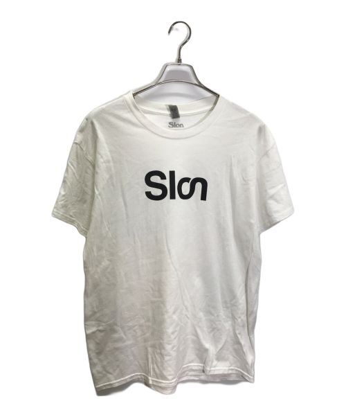 SLON STORE（スロンストア）SLON STORE (スロンストア) ロゴtシャツ ホワイト サイズ:Lの古着・服飾アイテム