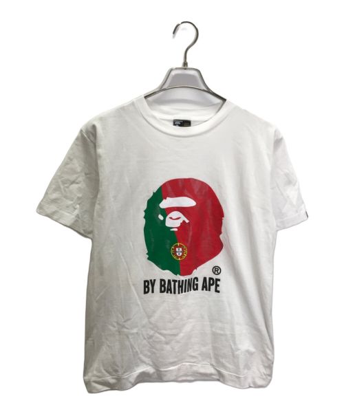 A BATHING APE（アベイシングエイプ）A BATHING APE (アベイシングエイプ) Tシャツ ホワイト サイズ:Mの古着・服飾アイテム