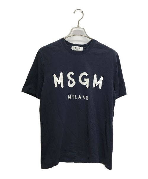 MSGM（エムエスジーエム）MSGM (エムエスジーエム) Tシャツ ネイビー サイズ:Sの古着・服飾アイテム