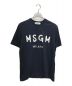 MSGM（エムエスジーエム）の古着「Tシャツ」｜ネイビー