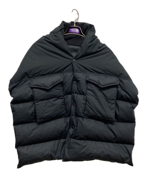 THE NORTHFACE PURPLELABEL（ザ・ノースフェイス パープルレーベル）THE NORTHFACE PURPLELABEL (ザ・ノースフェイス パープルレーベル) フィールドダウンケープ ブラック サイズ:Fの古着・服飾アイテム