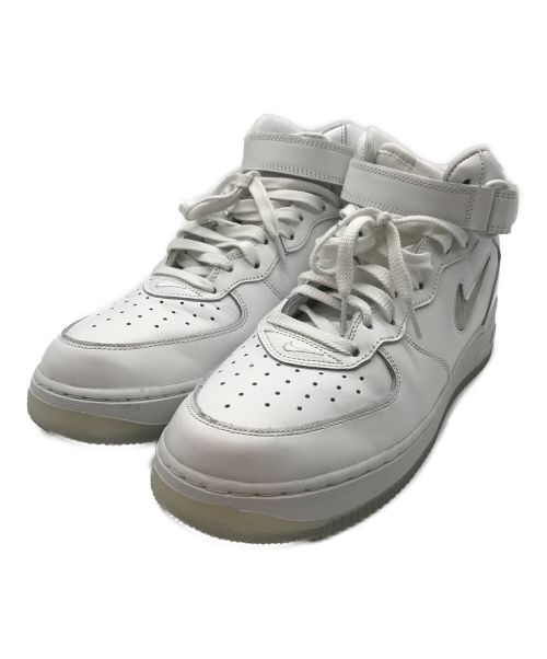 NIKE（ナイキ）NIKE (ナイキ) AIR FORCE 1 MID '07 COLOR OF THE MONTH ホワイト サイズ:28.5cmの古着・服飾アイテム