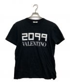 VALENTINOヴァレンティノ）の古着「2099ロゴTシャツ」｜ブラック
