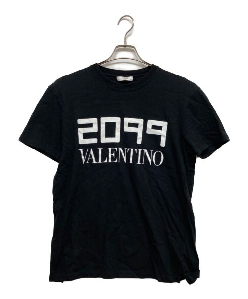 VALENTINO（ヴァレンティノ）VALENTINO (ヴァレンティノ) 2099ロゴTシャツ ブラック サイズ:Sの古着・服飾アイテム