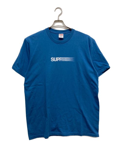 SUPREME（シュプリーム）Supreme (シュプリーム) Motion Logo Tee ブルー サイズ:Lの古着・服飾アイテム