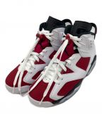 NIKEナイキ）の古着「AIR JORDAN 6 RETRO CARMINE」｜ホワイト×ホワイト