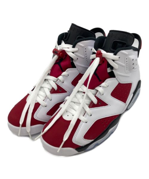 NIKE（ナイキ）NIKE (ナイキ) AIR JORDAN 6 RETRO CARMINE ホワイト×ホワイト サイズ:27の古着・服飾アイテム