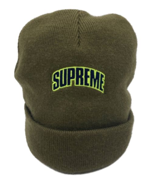 SUPREME（シュプリーム）Supreme (シュプリーム) Crown Logo Beanie オリーブの古着・服飾アイテム