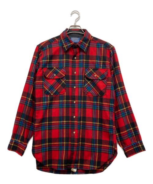 PENDLETON（ペンドルトン）PENDLETON (ペンドルトン) チェックシャツ レッド サイズ:Mの古着・服飾アイテム