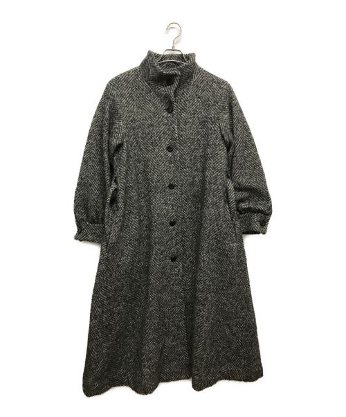 STEVEN ALAN（スティーブンアラン）STEVEN ALAN (スティーブンアラン) HERRINGBONE JACQUARD ALINE COAT グレー サイズ:Mの古着・服飾アイテム