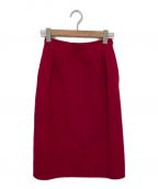 Yves Saint Laurentイヴサンローラン）の古着「ウールスカート」｜ショッキングピンク