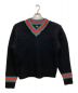 stussy（ステューシー）の古着「MOHAIR TENNIS SWEATER」｜ブラック